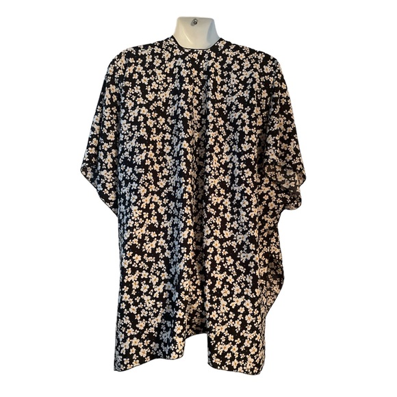 Ruana cover up top daisy print - Picture 2 of 2